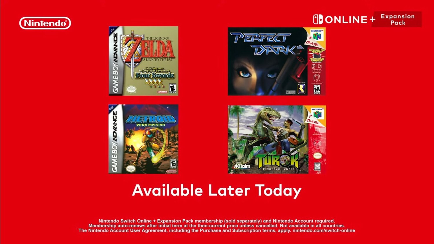 Nintendo Adds Even More Classic Games to Nintendo Switch Online Catalogue