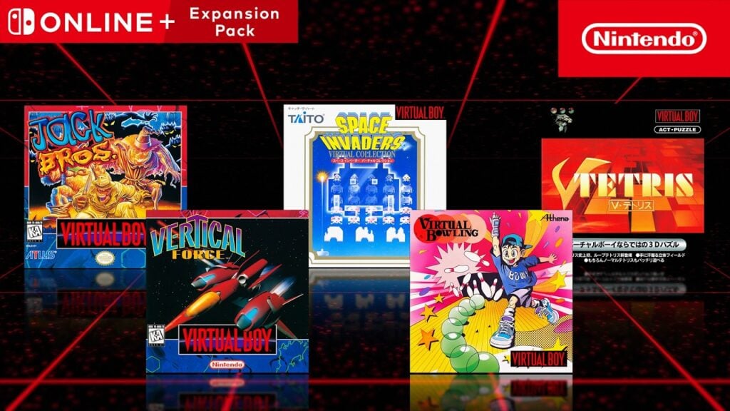 Nintendo Adds Five Virtual Boy Games To Nintendo Switch Online Expansion Pack