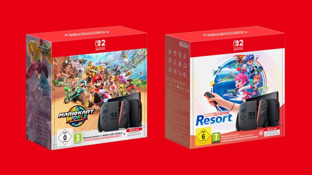 Nintendo bevestigt Mario Kart- en Sports Resort-bundels voor Switch en Switch 2 in Europa