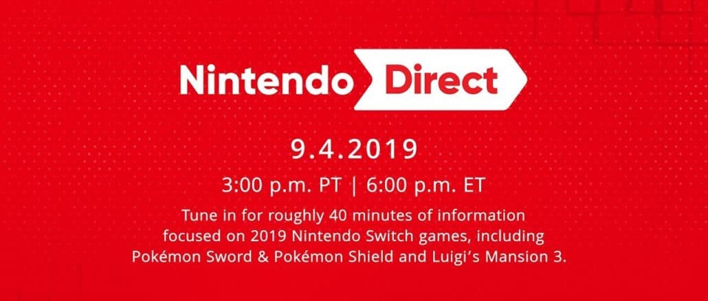 Nintendo Direct – officieel bevestigd voor 4 september