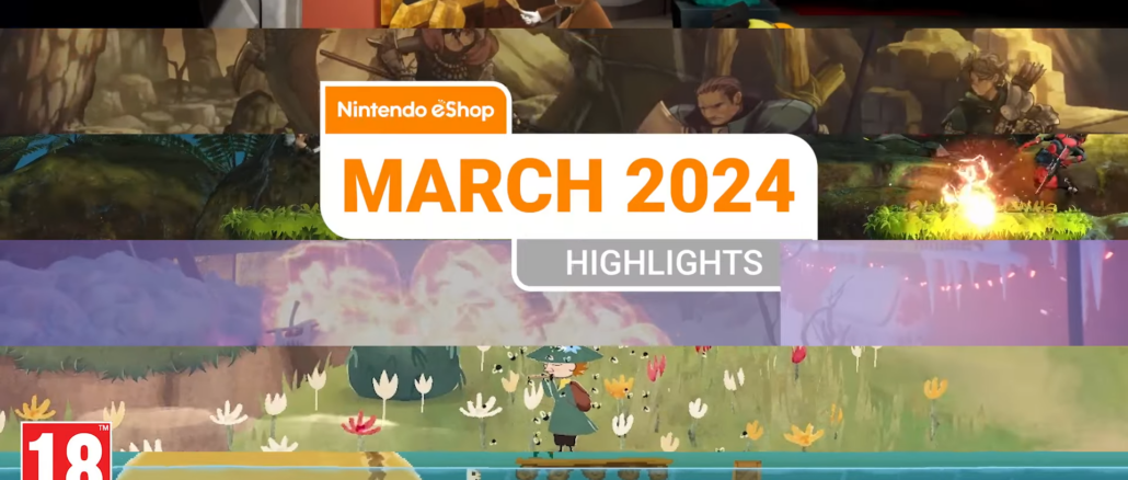 Nintendo’s hoogtepunten van de Europese digitale games: eShop-showcase van maart 2024