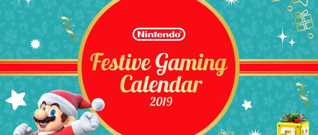 Nintendo feestelijke adventskalendar 2019