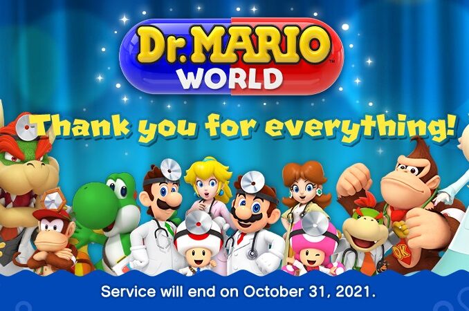 News - Dr. Mario World mobile game has been shut down 