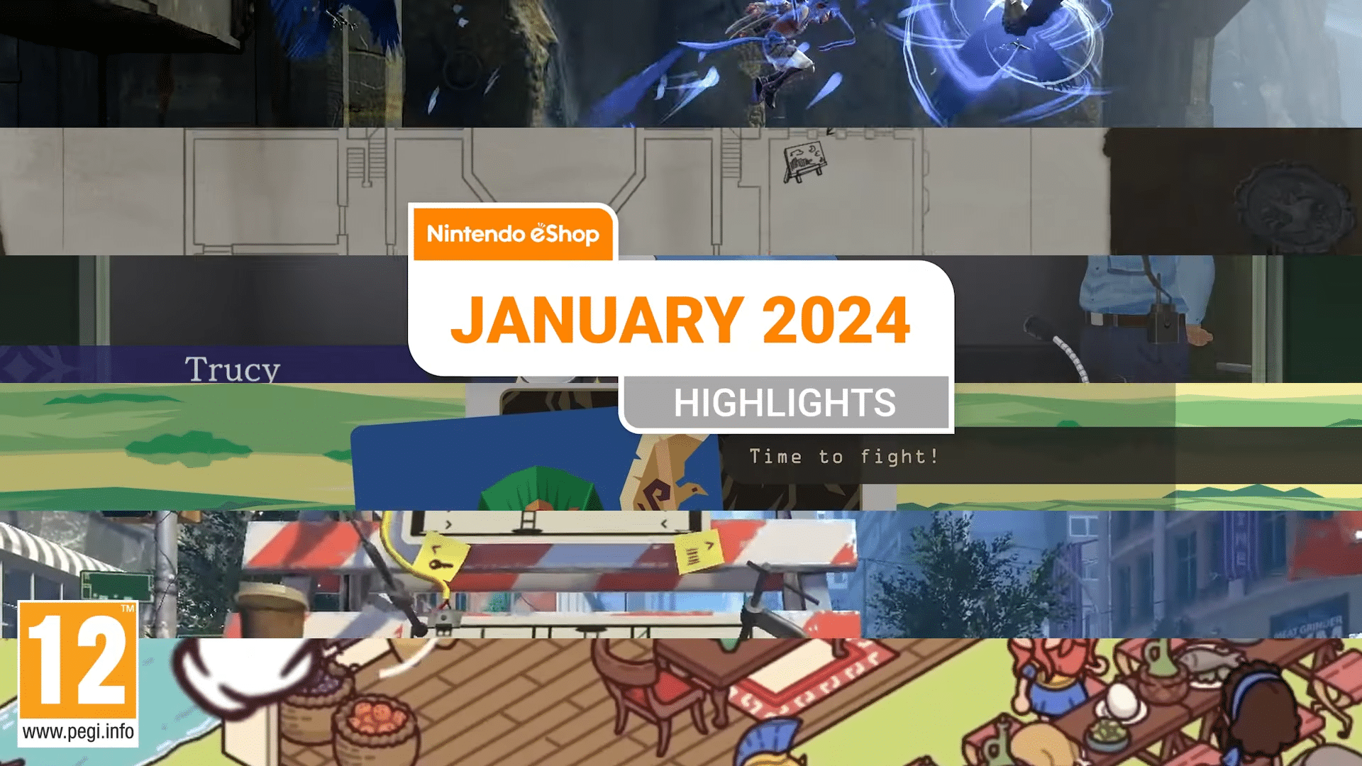 Nintendo’s hoogtepunten van de Europese digitale games van januari 2024