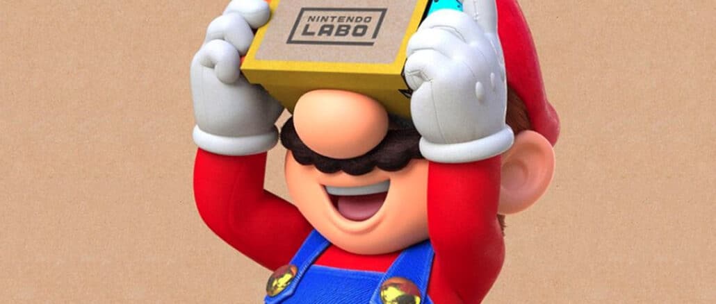 Nintendo Labo homepage verklaring voor verwijdering