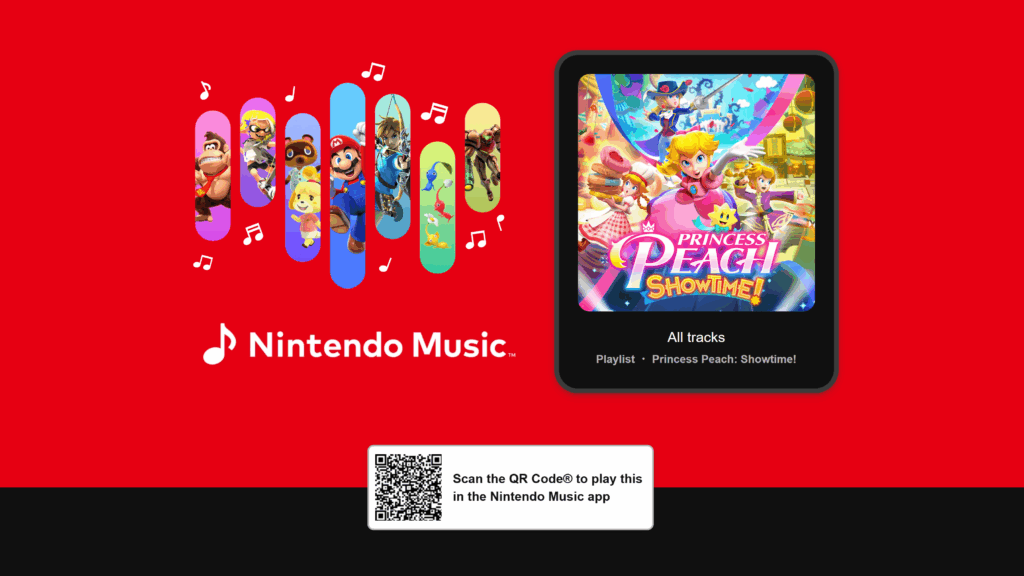Nintendo Music adds Princess Peach: Showtime! with 73 tracks
