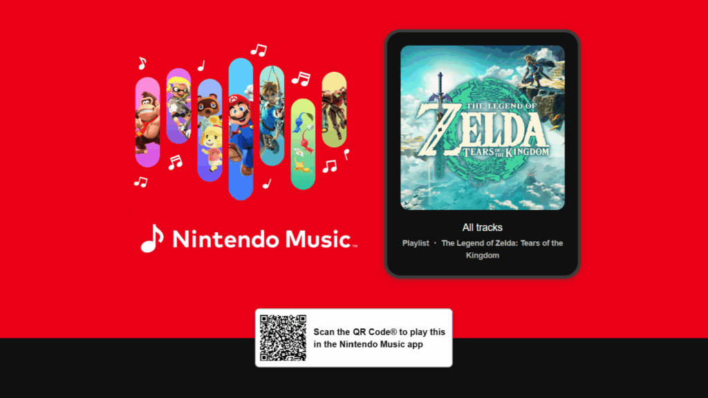 Nintendo Music App Celebrates Zelda: Tears of the Kingdom With 344 New Tracks