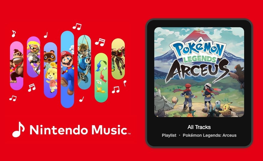 Het laatste nieuws van Nintendo Music: Pokemon Legends Arceus Soundtrack voor Switch Online-abonnees