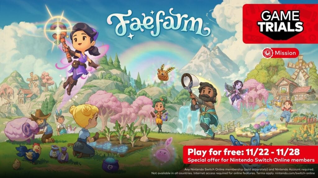 Nintendo’s November 2023 Game Trials: Dive into Fae Farm RPG for Free!