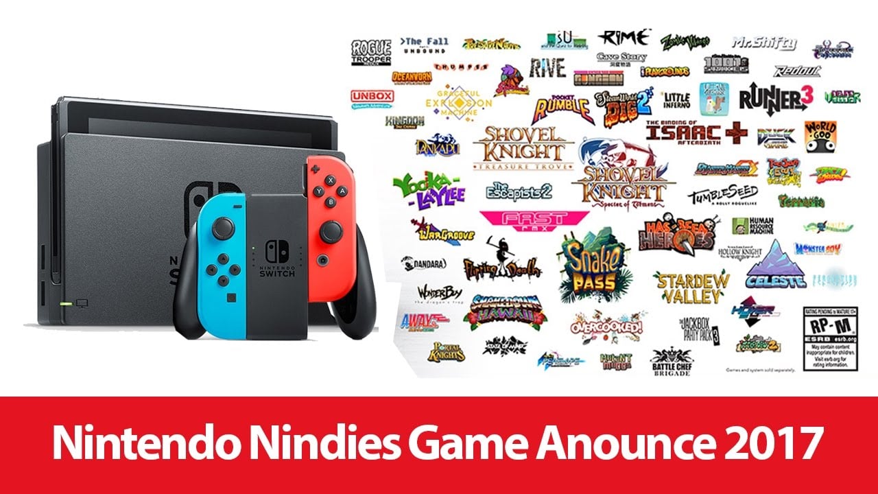 Nintendo onthult top 10 best verkochte Nindie-titels