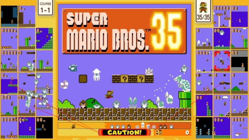 Nintendo reminder; Super Mario Bros 35 service ends 31st March