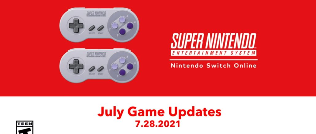 Nintendo Switch Online – 3 more SNES titles coming July 28th