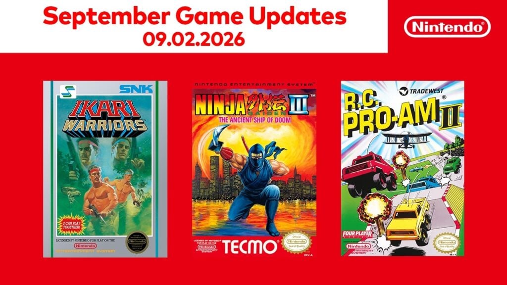 Nintendo Switch Online Adds Ninja Gaiden III, Ikari Warriors and R.C. Pro-Am II