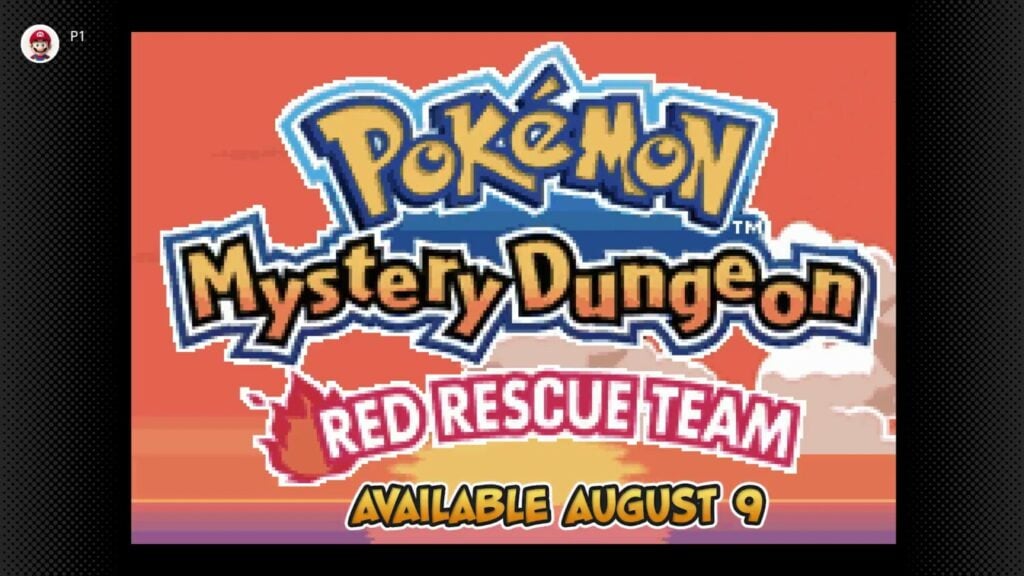 Nintendo Switch Online Expansion Pack Adds Pokémon Mystery Dungeon: Red Rescue Team