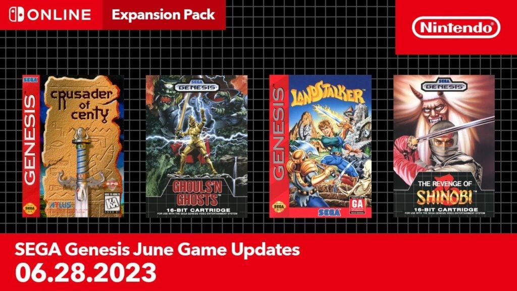 Nintendo Switch Online Expansion Pack: More Sega Genesis Classics