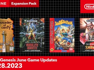 Nintendo Switch Online Expansion Pack: Meer Sega Genesis-klassiekers