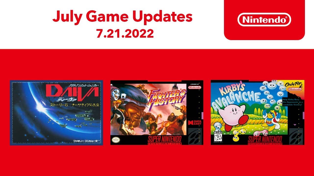 Nintendo Switch Online – Fighter’s History, Kirby’s Avalanche, Daiva Story 6