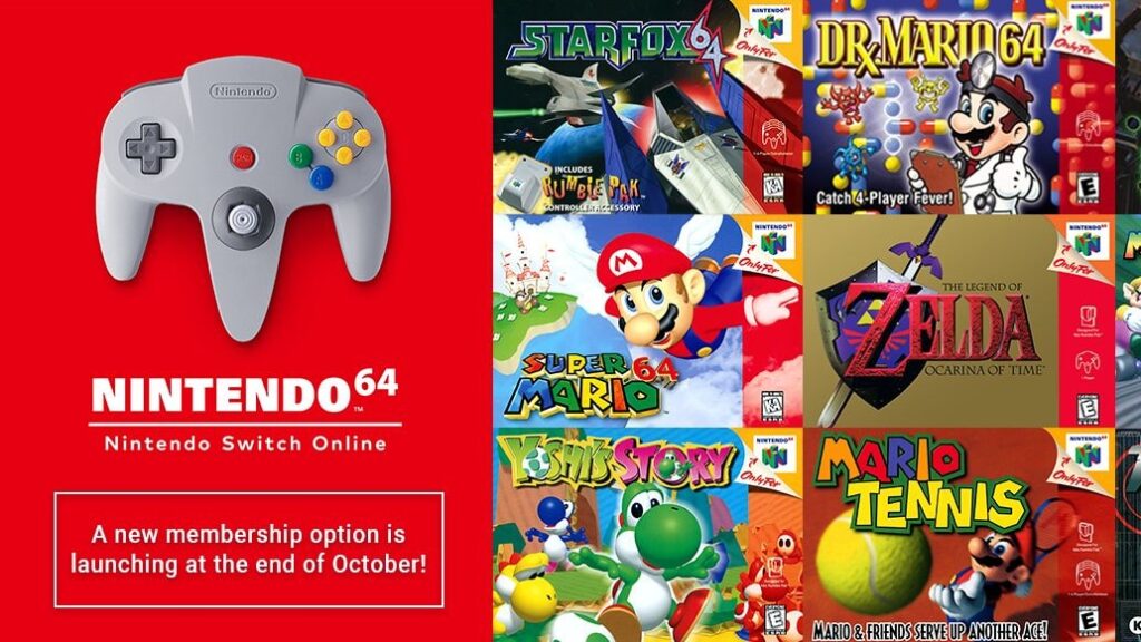 Nintendo Switch Online N64 Games 60Hz when English in Europe
