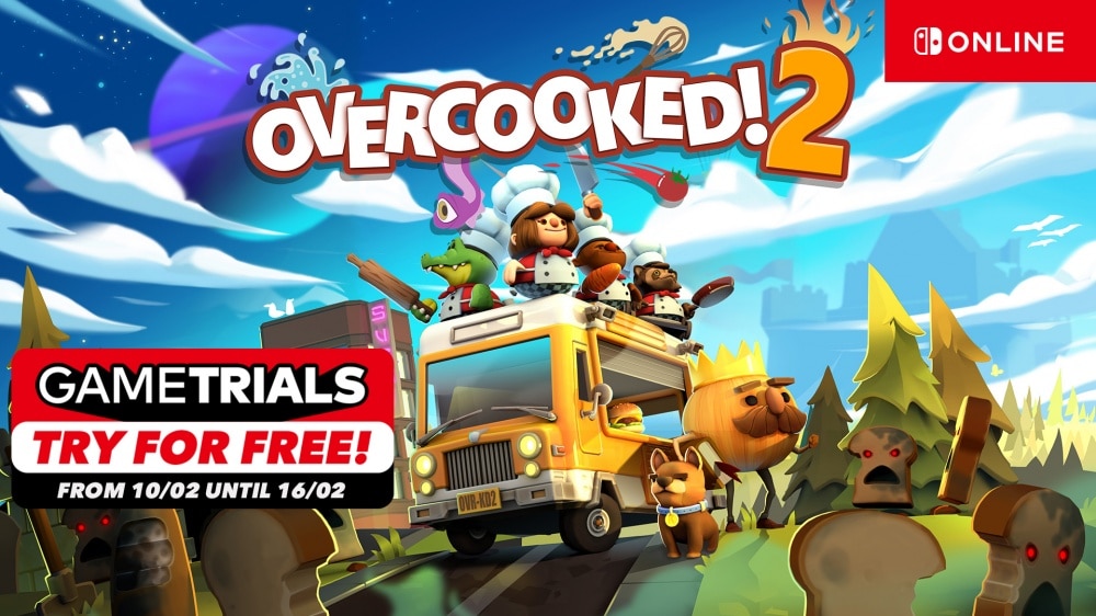 Nintendo Switch Online – Overcooked 2 trial Nintendo Switch Online – Overcooked 2 trial