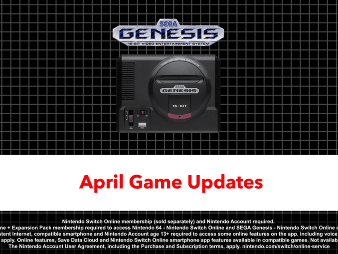 News - Nintendo Switch Online – Sega Genesis games added; Space Harrier II, Shining Force II and Sonic The Hedgehog Spinball 