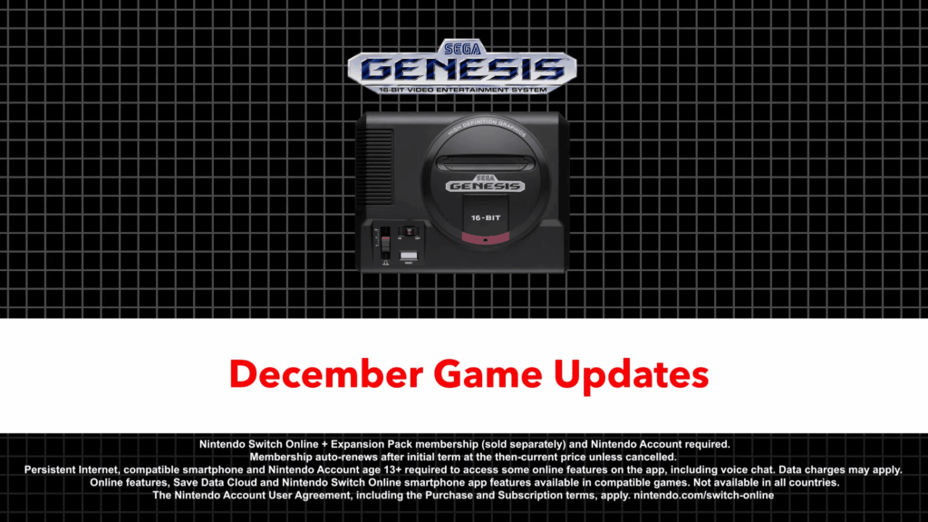 Nintendo Switch Online – SEGA Genesis update adds Golden Axe II, Alien Storm, Columns, Virtua Fighter 2