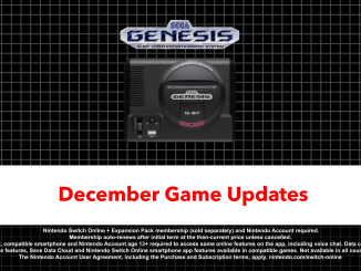 Nintendo Switch Online – SEGA Genesis update voegt Golden Axe II, Alien Storm, Columns, Virtua Fighter 2 toe