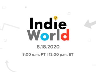 Nintendo’s volgende Indie World Showcase – Morgen 18 Augustus, 2020
