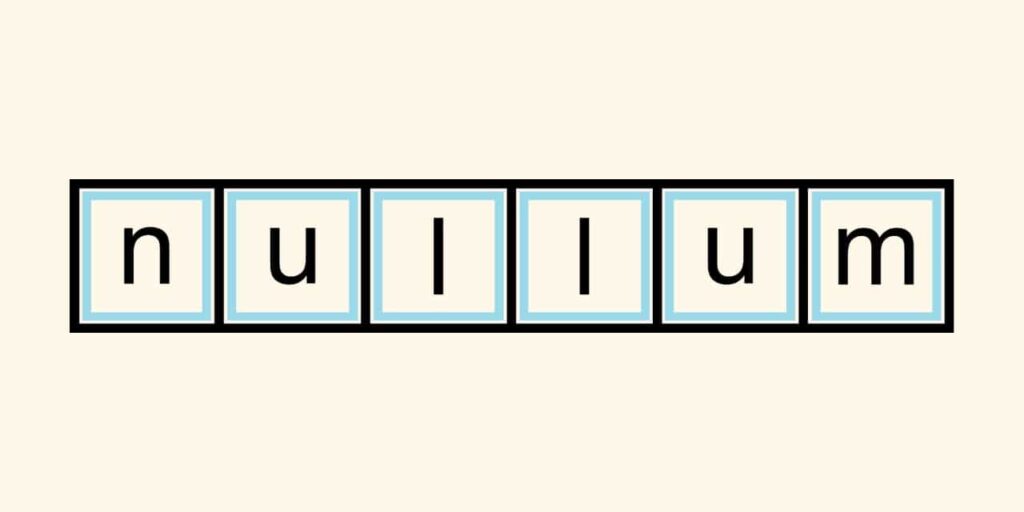 Nullum Nullum