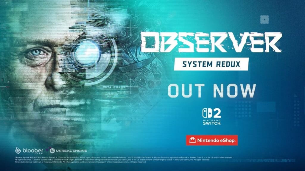 Observer: System Redux-lanceringstrailer markeert de komst naar Nintendo Switch 2