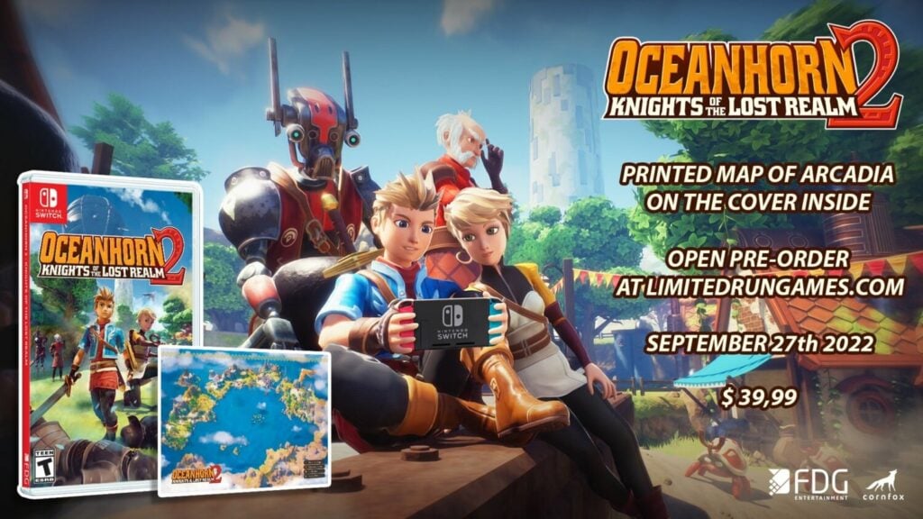 Limited Run Games – Oceanhorn 2: Knights Of The Lost Realm – Physical Edition announced