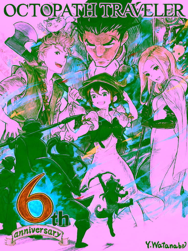 Octopath Traveler Celebrates 6th Anniversary with New Artwork and Exciting Updates