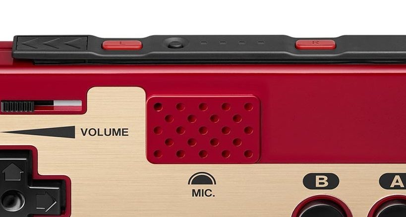 Officiële Famicom Switch Controller Microfoon werkt dus blijkbaar