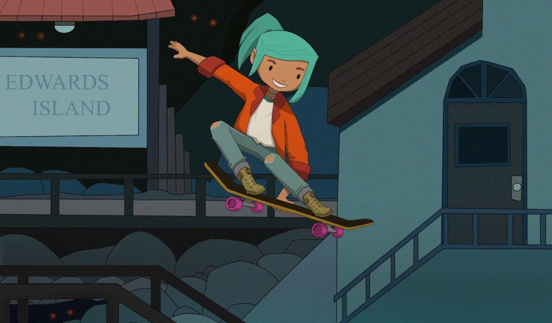 OlliOlli World – Oxenfree crossover