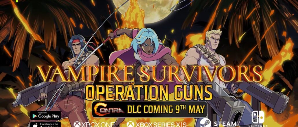 Operation Guns: Vampire Survivors’ Contra Collaboration