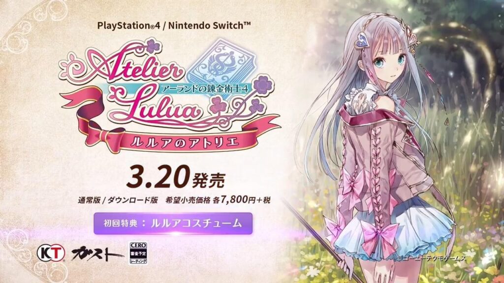 Overzicht terugkerende personages Totori, Mimi voor Atelier Lulua