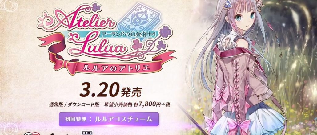 Overview returning characters Totori, Mimi for Atelier Lulua