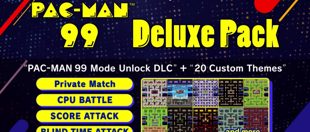 Pac-Man 99 – Paid DLC includes additional modes and themes