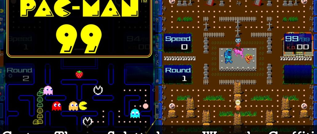 Pac-Man 99 – Gratis aangepast thema op basis van Splatterhouse: Wanpaku Graffiti
