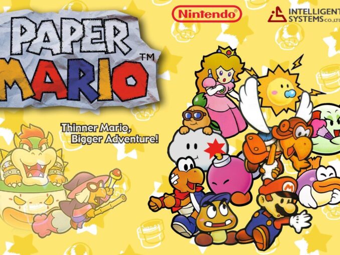 News - Paper Mario is coming to Nintendo Switch Online Expansion Pack on December 10th 