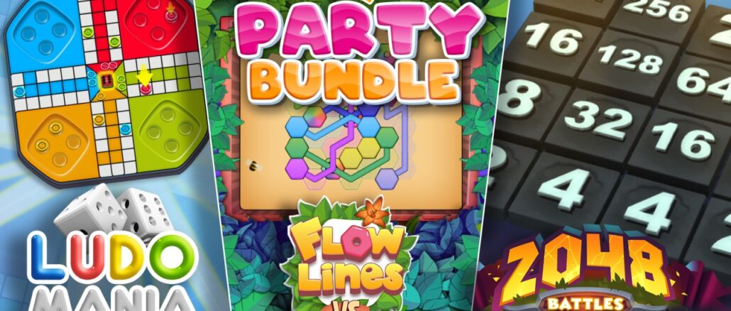 Party Bundle: Ludomania & Flowlines VS & 2048 Battles