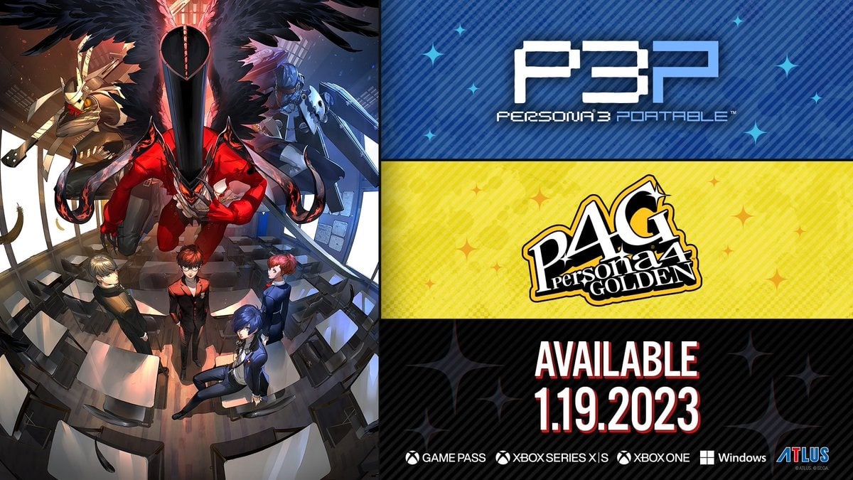 Persona 3 Portable en Persona 4 Golden komen uit in Januari 2023