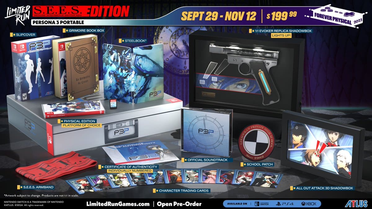 Persona 3 Portable: Grimoire Edition, Collector’s Edition, and Remastered Experience