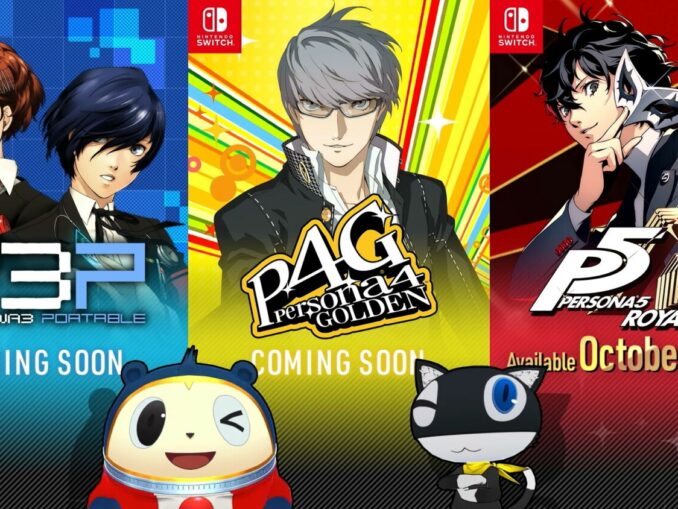 Nieuws - Persona 3 Portable, Persona 4 Golden en Persona 5 Royal bevestigd 