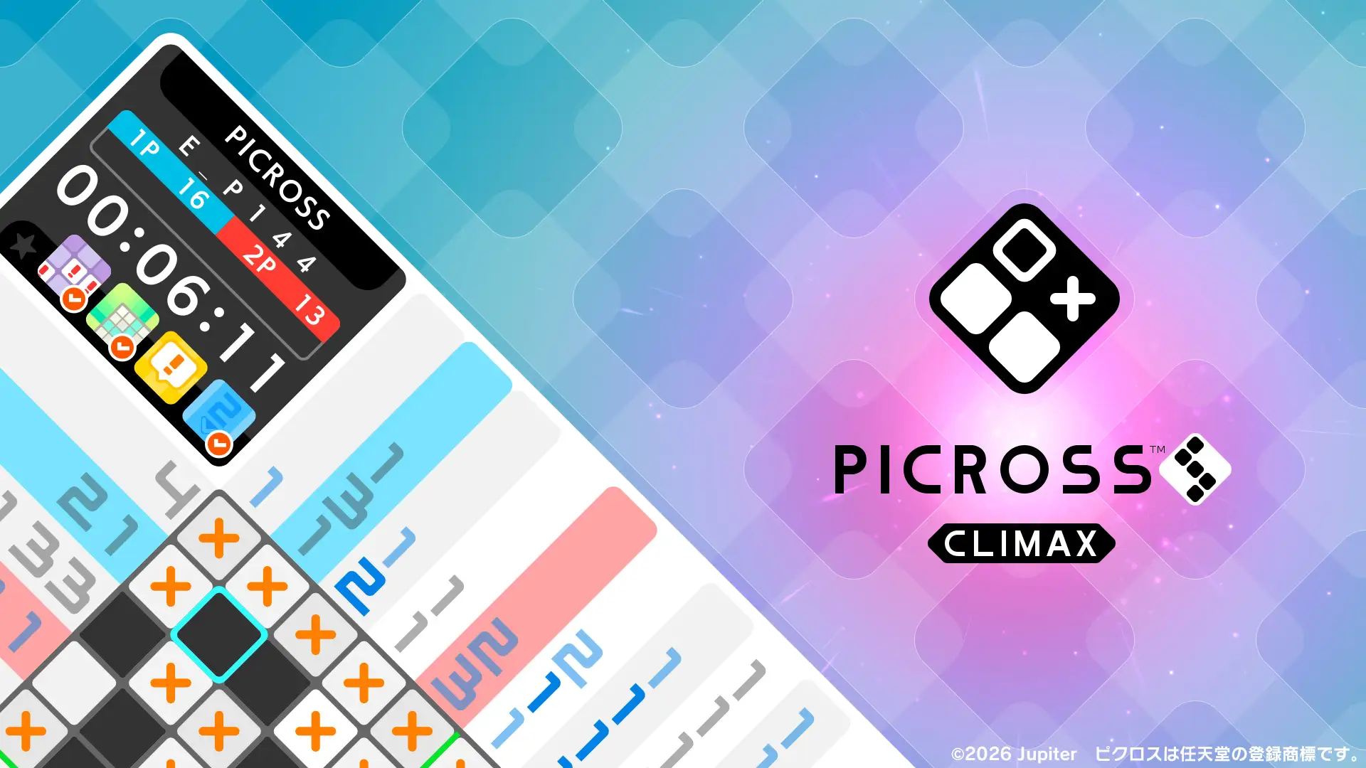 Picross S Climax onthuld voor Nintendo Switch 2 en Nintendo Switch