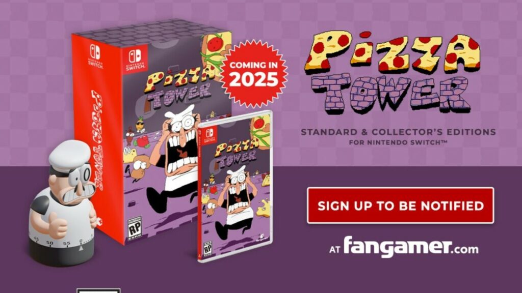 Fysieke versie van Pizza Tower: Standard en Collector’s Edition onthuld