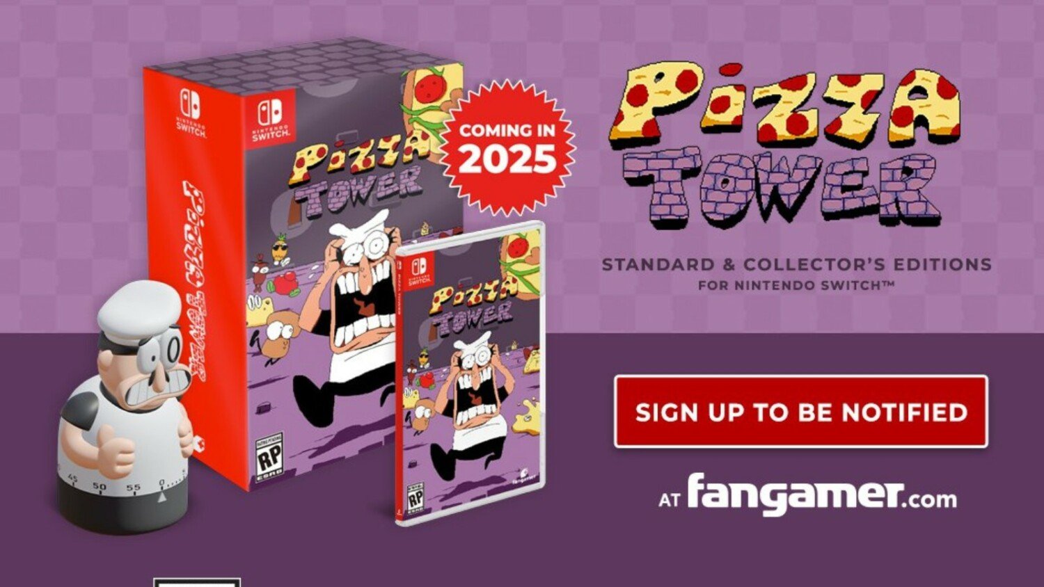Fysieke versie van Pizza Tower: Standard en Collector’s Edition onthuld