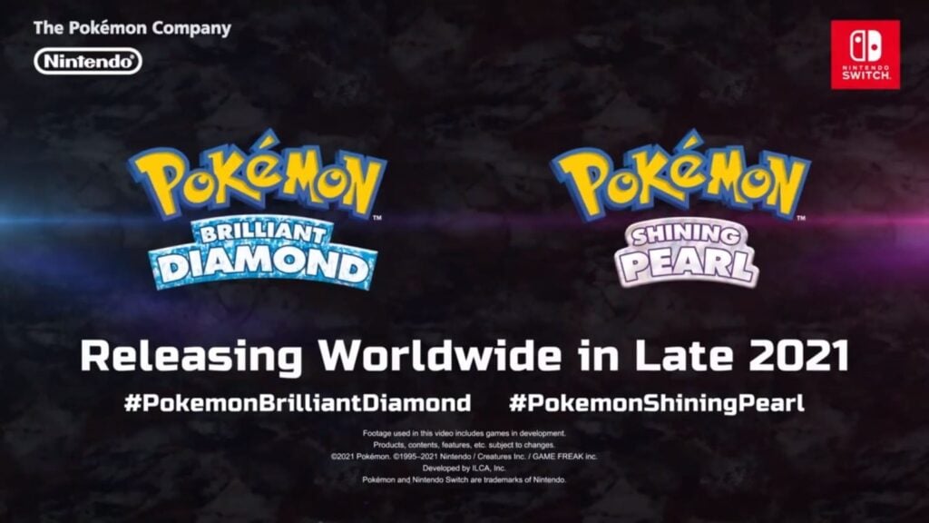 Pokemon Brilliant Diamond and Shining Pearl announced