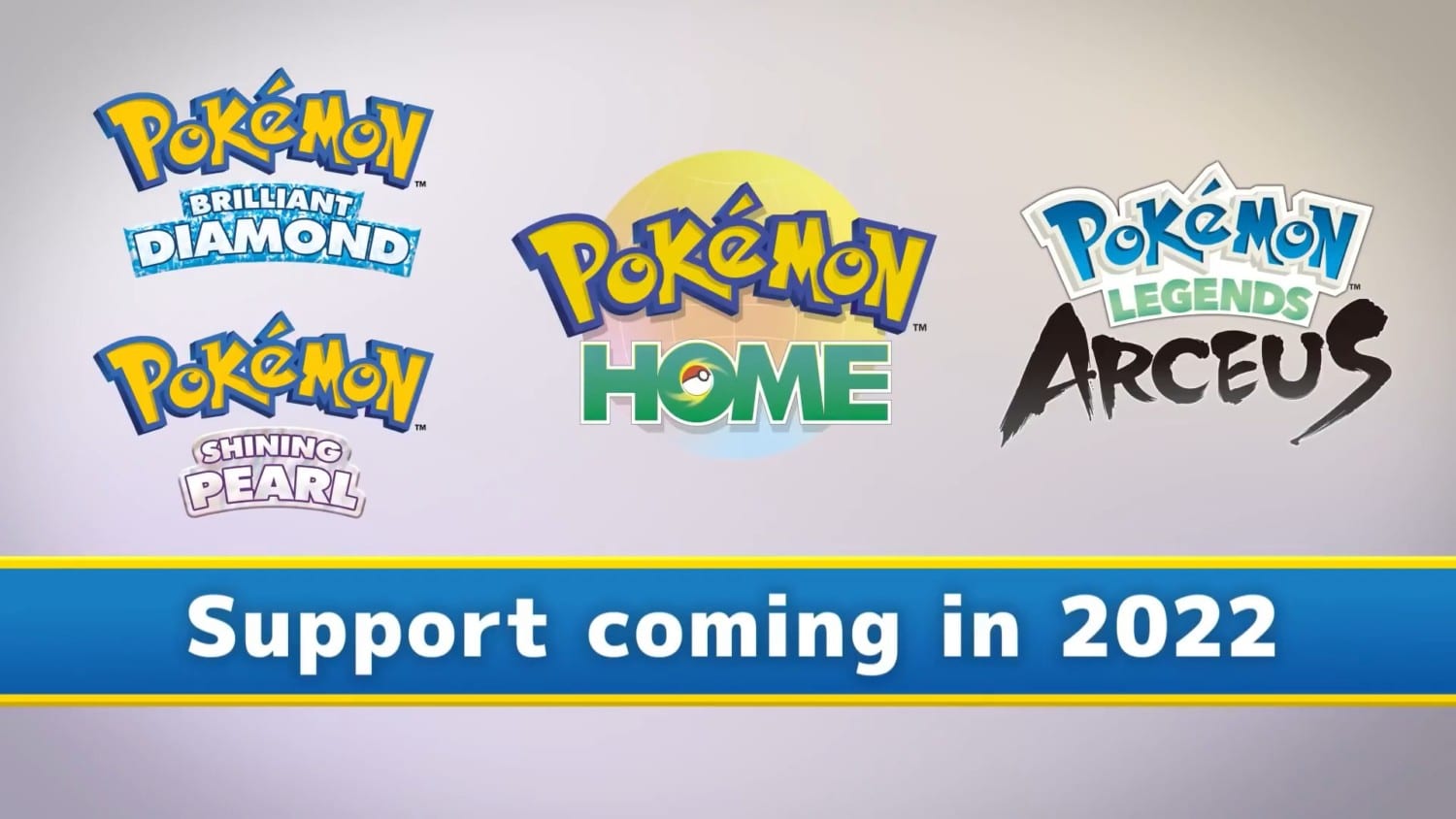 Pokemon Brilliant Diamond/Shining Pearl and Legends Arceus gets Pokemon HOME Support in 2022