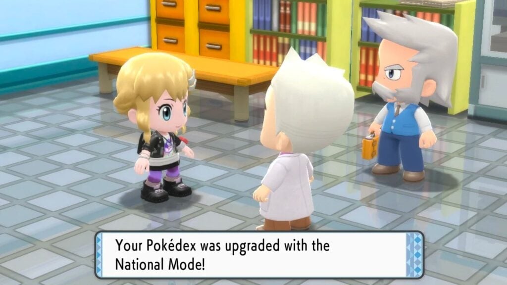 Pokemon Brilliant Diamond/Shining Pearl – National Dex ontgrendelbaar na First Gym Badge