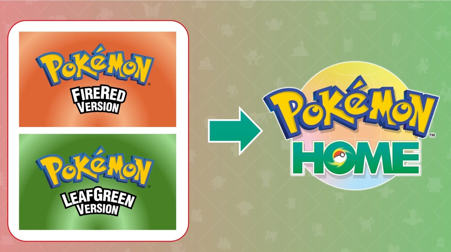 Pokémon HOME 4.1.0 live – FireRed en LeafGreen-ondersteuning, patchnotities